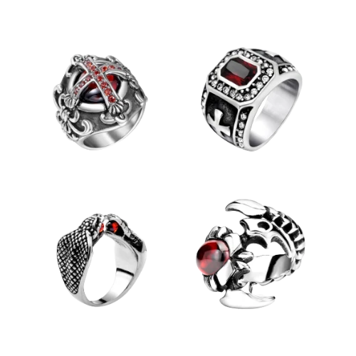 Alabaster Inspired Rings